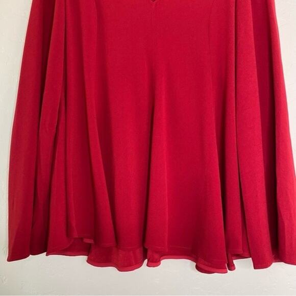 Elizabeth and James Red Ellis Long sleeve V-neck Top Small - Picture 4 of 10